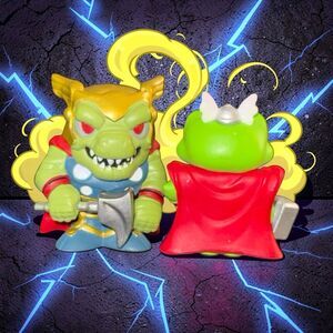 Series 1 Mystery of the Thanos Stones Dino-Thor & Throg Mini Figures A50
